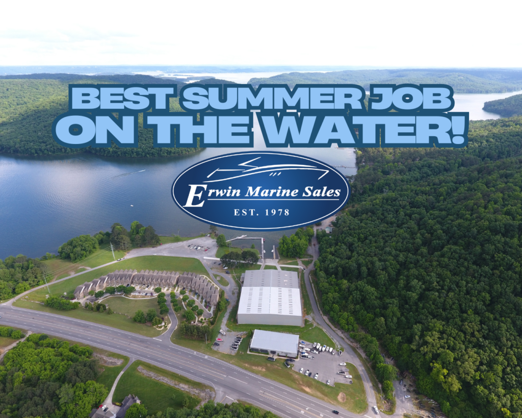 Now Hiring in Guntersville, AL! Erwin Marine Sales is looking for Marina Helpers & Boat Mechanics. Work on Lake Guntersville—apply today!